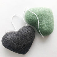 Konjac Cleansing Sponge - Natural Biodegradable: Bamboo Charcoal