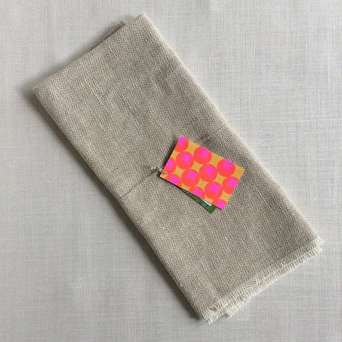 Dishtowel or Hand Towel- Heavyweight Belgian Oatmeal Linen