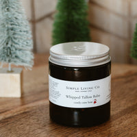 Whipped Tallow Balm - 100% Grass Fed & Organic 4 oz