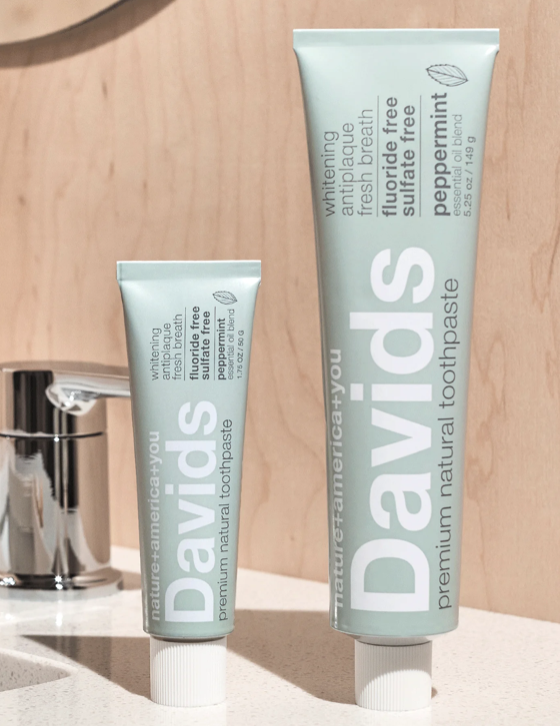 DAVID'S | PREMIUM NATURAL TOOTHPASTE TRAVEL SIZE