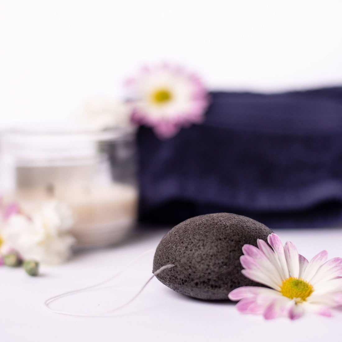 Konjac Cleansing Sponge - Natural Biodegradable: Green Tea