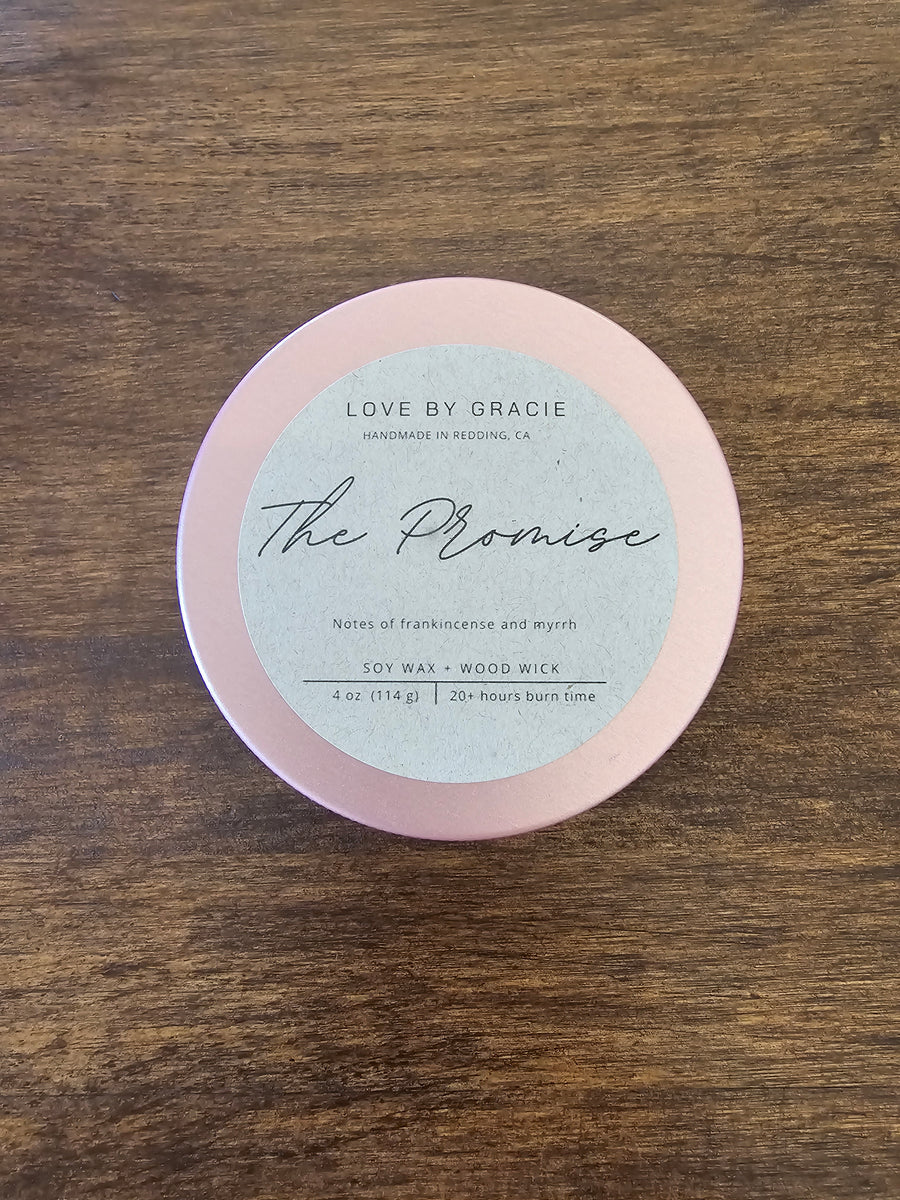 Soy Wax Candle "The Promise" 4 oz