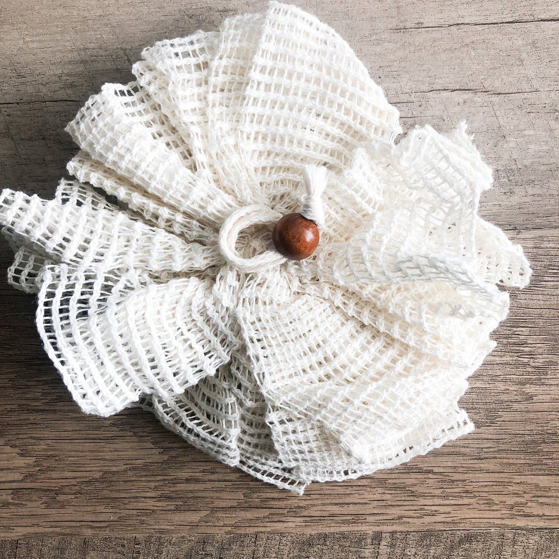 Natural Organic Ramie Bath Sponge - Plastic Free