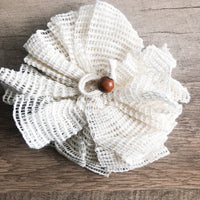 Natural Organic Ramie Bath Sponge - Plastic Free