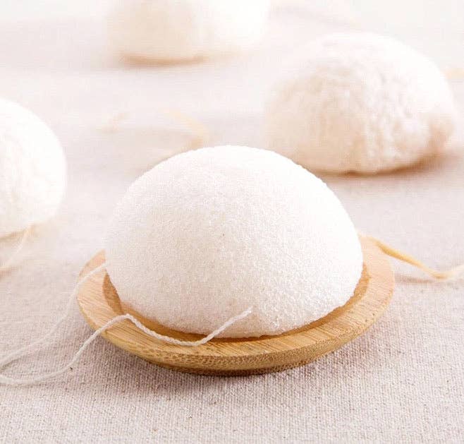 Konjac Cleansing Sponge - Natural Biodegradable: Aloe