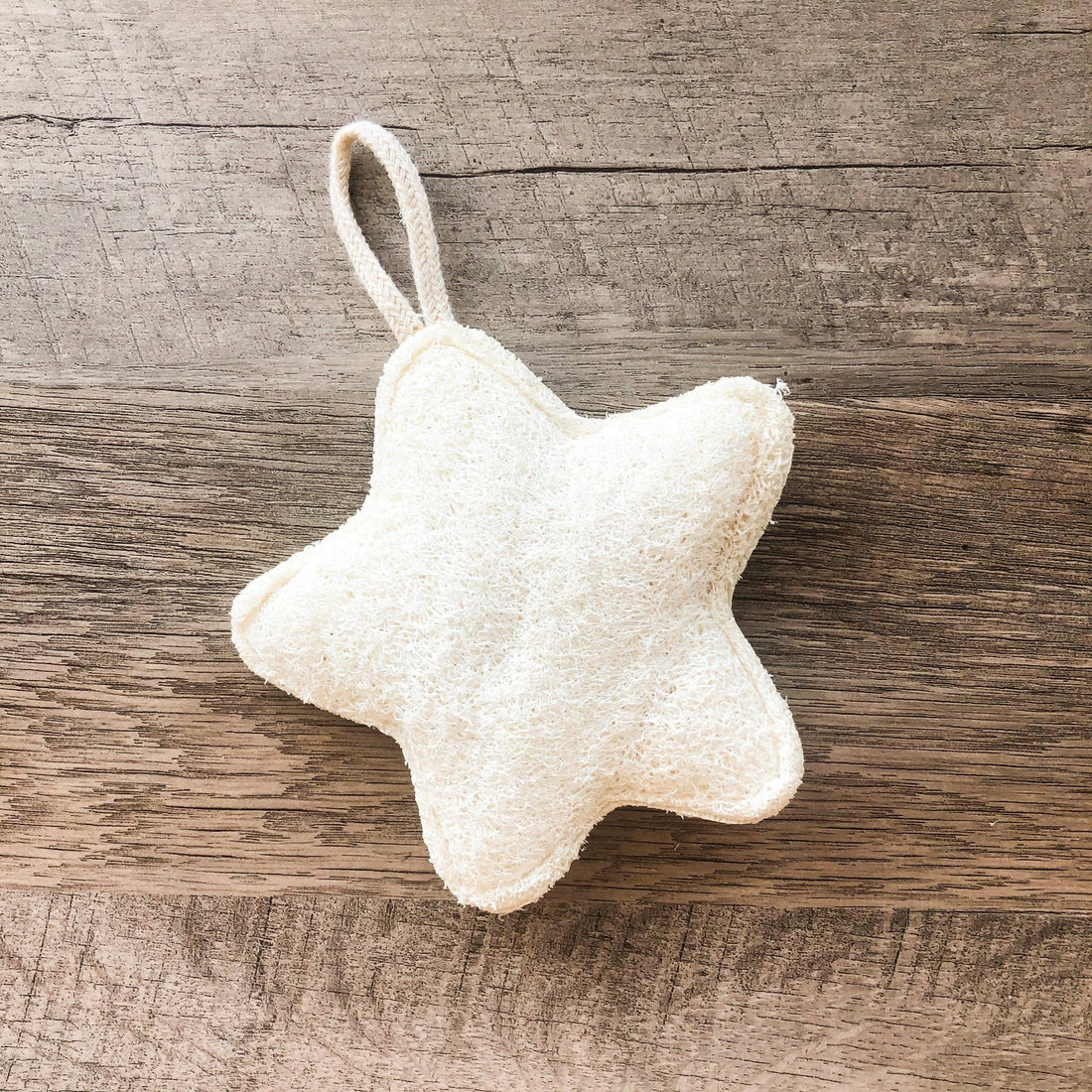 Natural Organic Loofah Bath and Kitchen Sponge: Star
