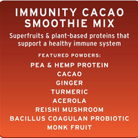 Organic Cacao Protein + Immunity Smoothie