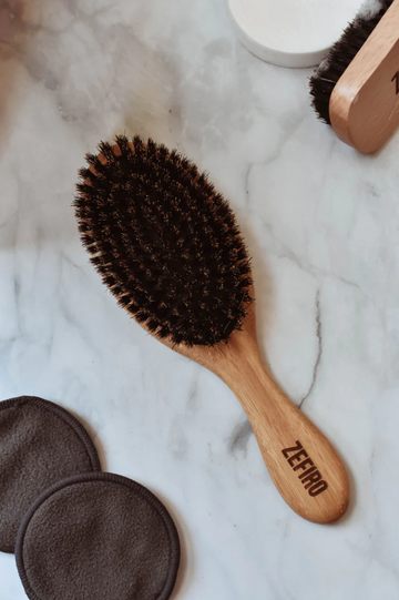 Bamboo Hair Brush Soft Bristle
