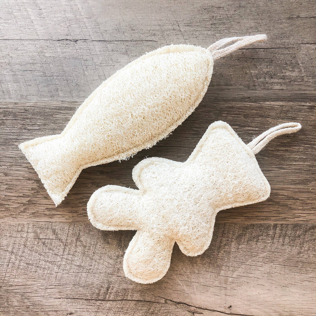 Natural Organic Loofah Bath and Kitchen Sponge: Star